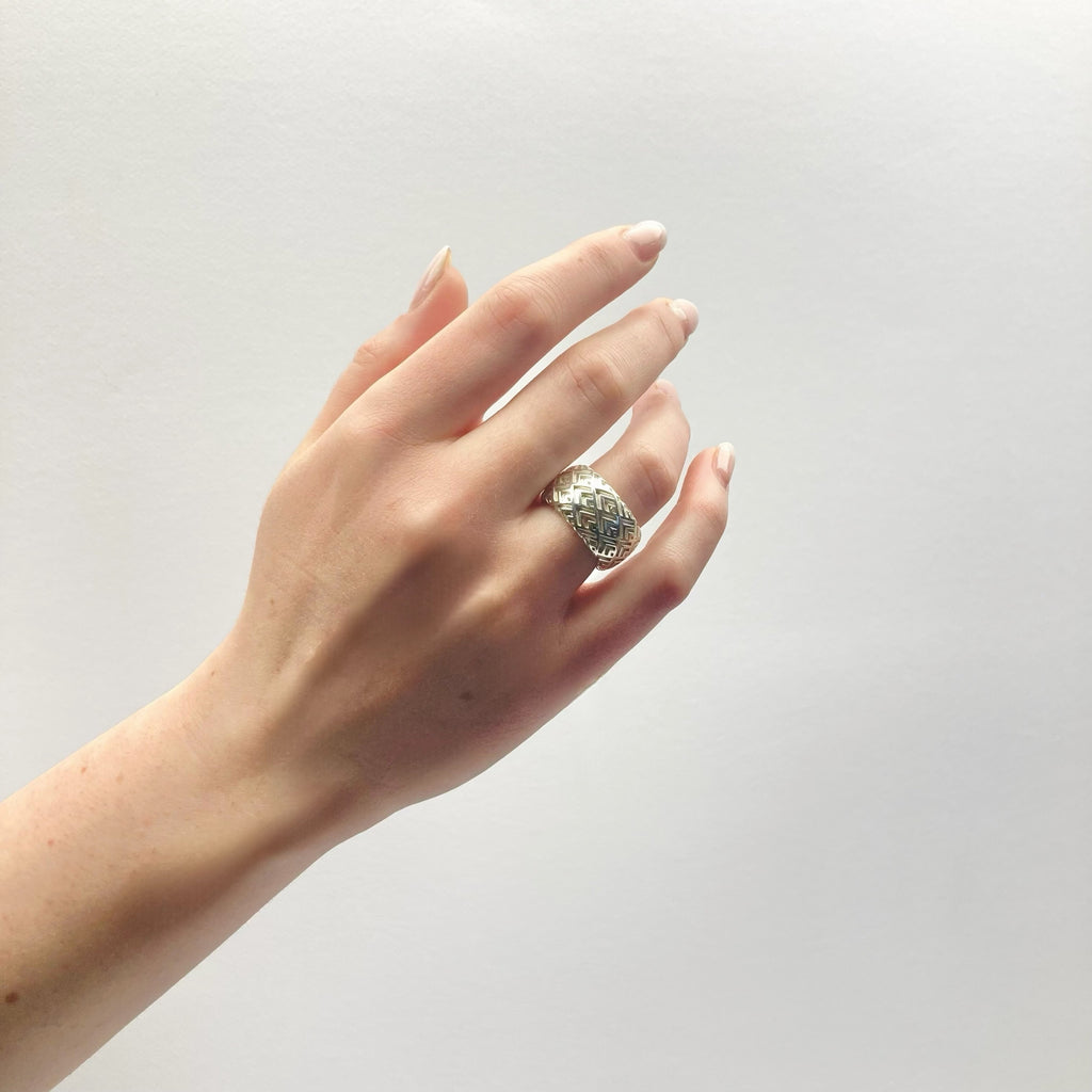 DRAVOR silver ring Argento 925