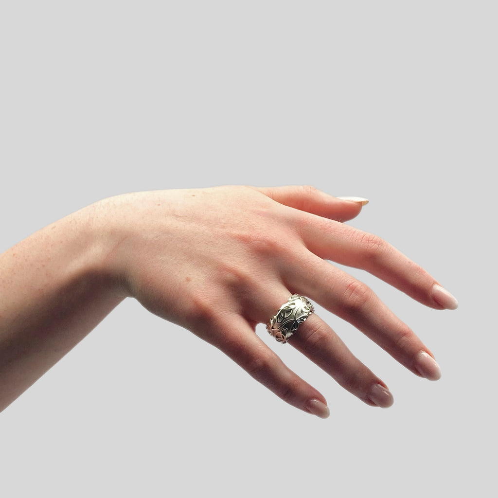 AMEA silver ring Argento 925