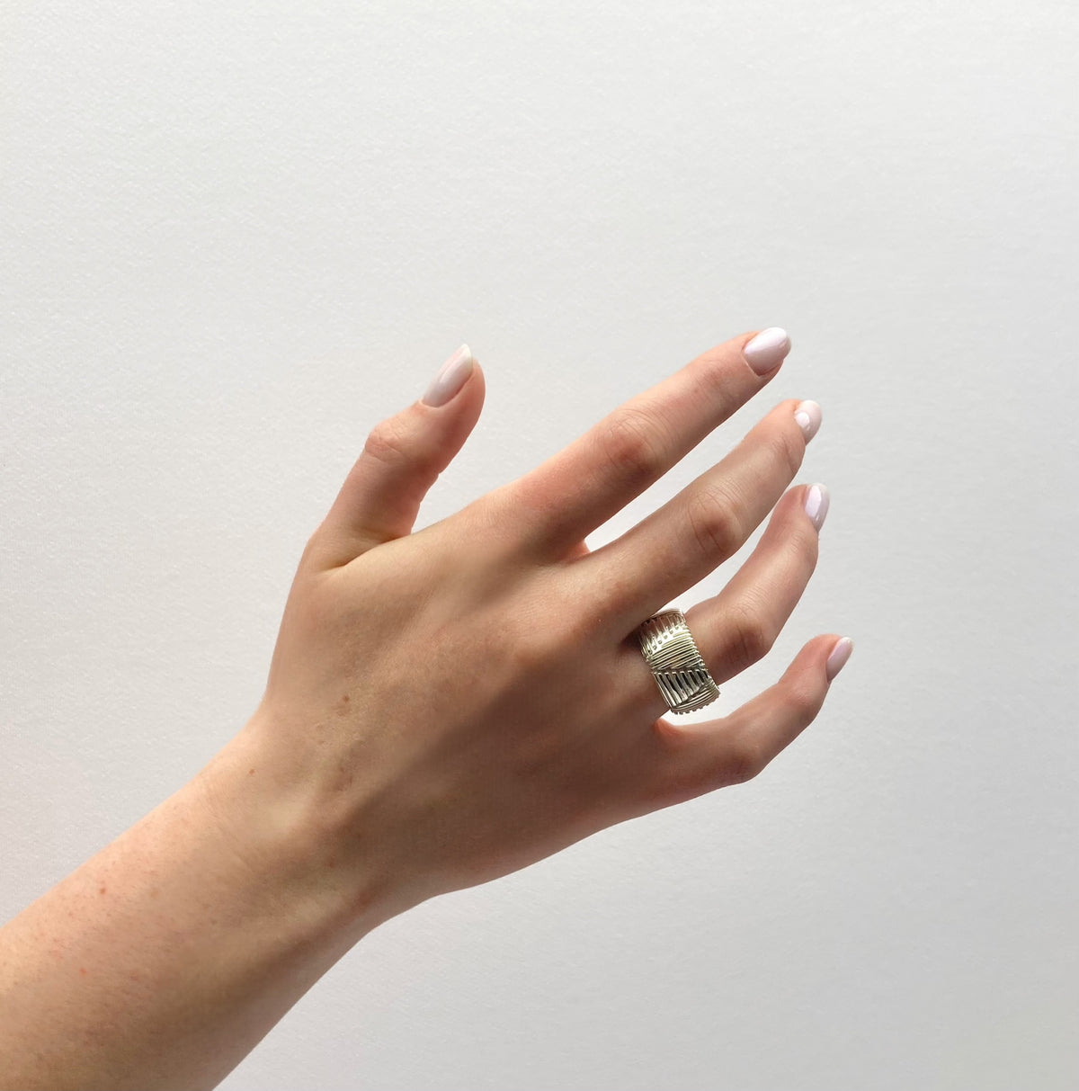 KOMOREBI silver ring Argento 925